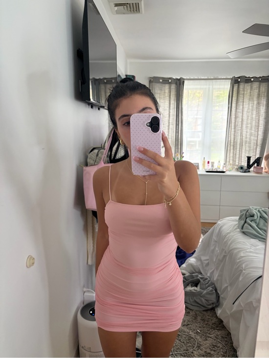 Hello Molly Dresses & Skirts - Hello Molly Blush Pink Slim Strappy Mini Dress